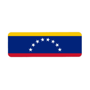 Vlag van Venezuela Etiket
