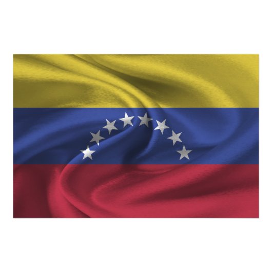 Vlag van Venezuela Foto Afdruk (Voorkant)