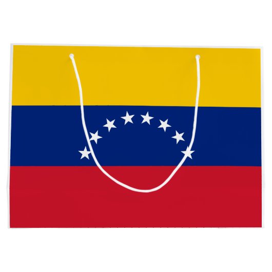 Vlag van Venezuela Groot Cadeauzakje (Achterkant)