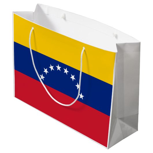 Vlag van Venezuela Groot Cadeauzakje (Achterkant Gekanteld)