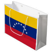Vlag van Venezuela Groot Cadeauzakje (Voorkant Gekanteld)