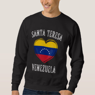 Vlag van Venezuela Hart Santa Teresa City Trui