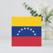 Vlag van Venezuela Kaart (Staand voorkant)