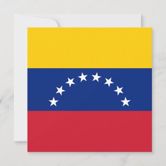 Vlag van Venezuela Kaart (Voorkant)