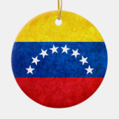 Vlag van Venezuela Keramisch Ornament (Voorkant)