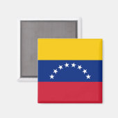 Vlag van Venezuela koelkastmagneet Magneet (Voorkant / Achterkant)