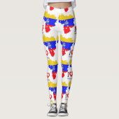 Vlag van venezuela leggings (Voorkant)