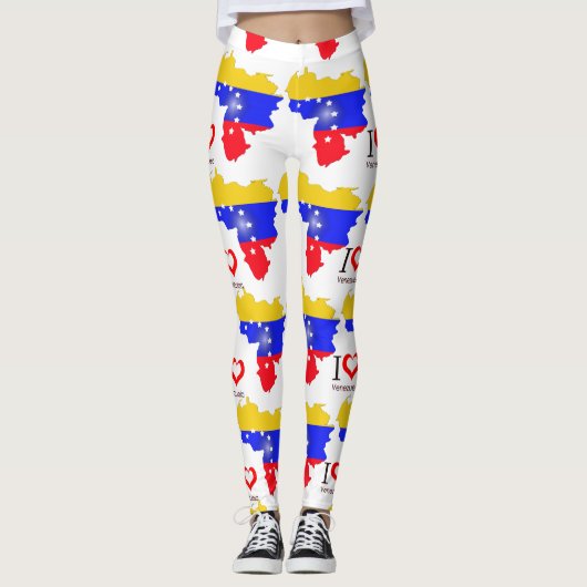 Vlag van venezuela leggings (Voorkant)