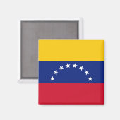 Vlag van Venezuela Magneet (Voorkant / Achterkant)