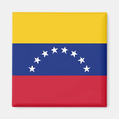 Vlag van Venezuela Magneet (Voorkant)