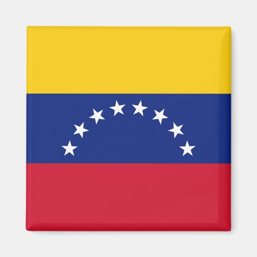 Vlag van Venezuela Magneet (Voorkant)