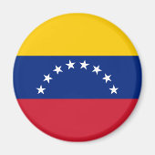Vlag van Venezuela Magneet (Voorkant)