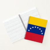 Vlag van Venezuela Notitieboek (Binnen)