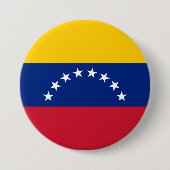 Vlag van Venezuela op maat Ronde Button 7,6 Cm (Voorkant)