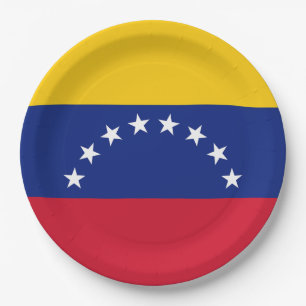 Vlag van Venezuela Papieren Bordje