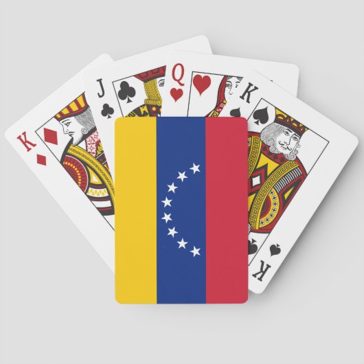 Vlag van Venezuela Pokerkaarten (Achterkant)