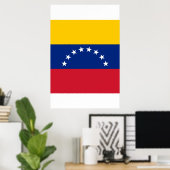Vlag van Venezuela Poster (Thuiskantoor)