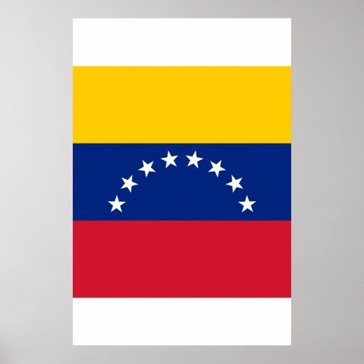 Vlag van Venezuela Poster (Voorkant)