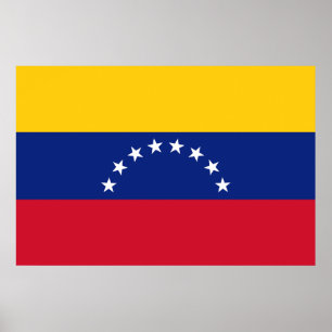 Vlag van Venezuela Poster