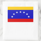 Vlag van Venezuela Rechthoekige Sticker (Tas)