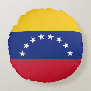 Vlag van Venezuela Rond Kussen