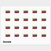 Vlag van Venezuela Ronde Sticker (Vel)