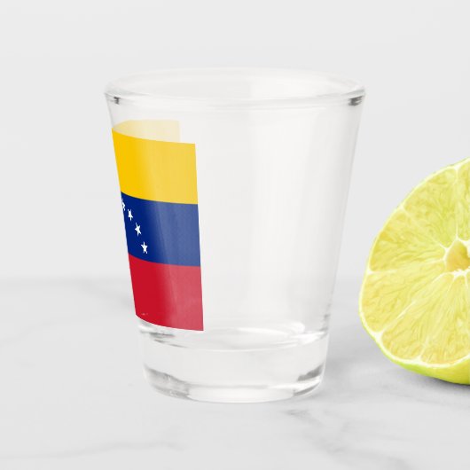 Vlag van Venezuela Shot Glas (Rechts)