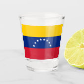 Vlag van Venezuela Shot Glas (Voorkant)