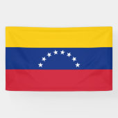 Vlag van Venezuela Spandoek (Horizontaal)