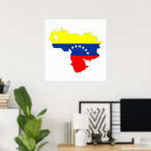 vlag van venezuela - symbool poster (Thuiskantoor)