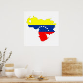 vlag van venezuela - symbool poster (Keuken)