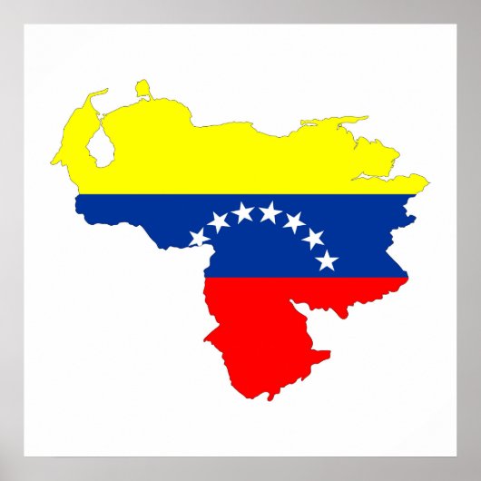 vlag van venezuela - symbool poster (Voorkant)