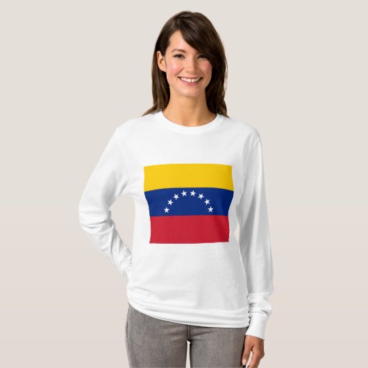Vlag van Venezuela T-shirt (Voorkant volledig)