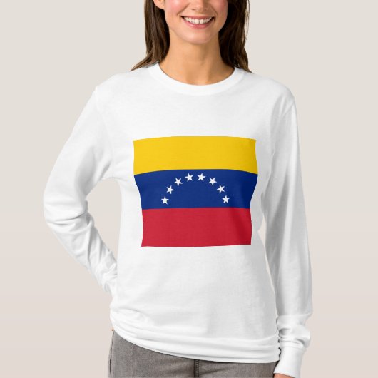Vlag van Venezuela T-shirt (Voorkant)