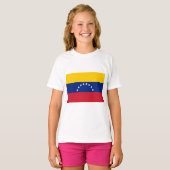 Vlag van Venezuela T-shirt (Voorkant volledig)