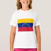 Vlag van Venezuela T-shirt (Voorkant)