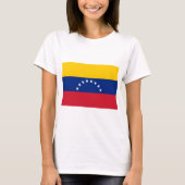 Vlag van Venezuela T-shirt (Voorkant)