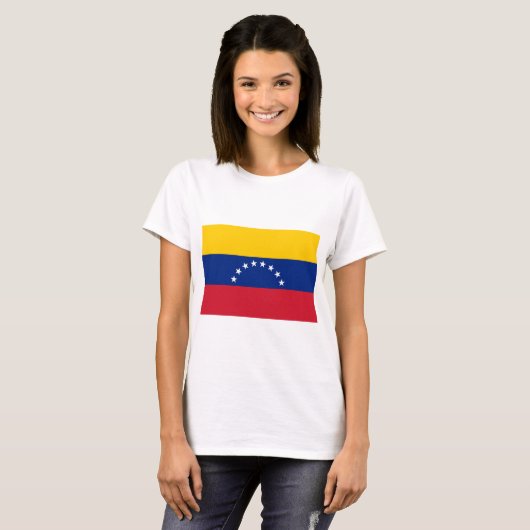 Vlag van Venezuela T-shirt (Voorkant volledig)
