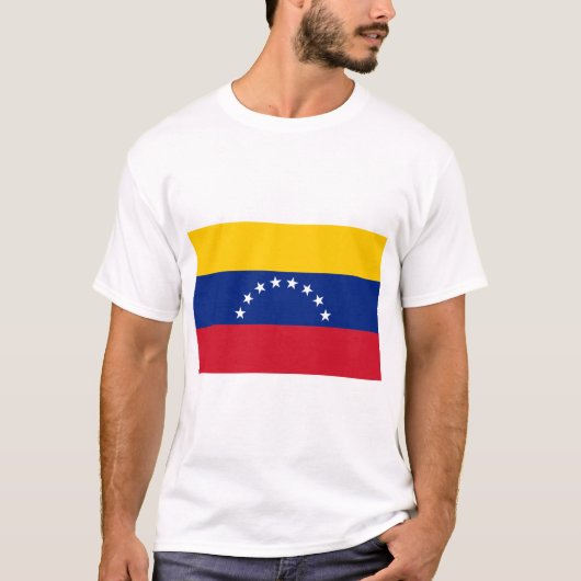 Vlag van Venezuela T-shirt (Voorkant)