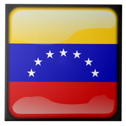 Vlag van Venezuela Tegeltje (Voorkant)