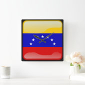 Vlag van Venezuela Vierkante Klok (Huis)