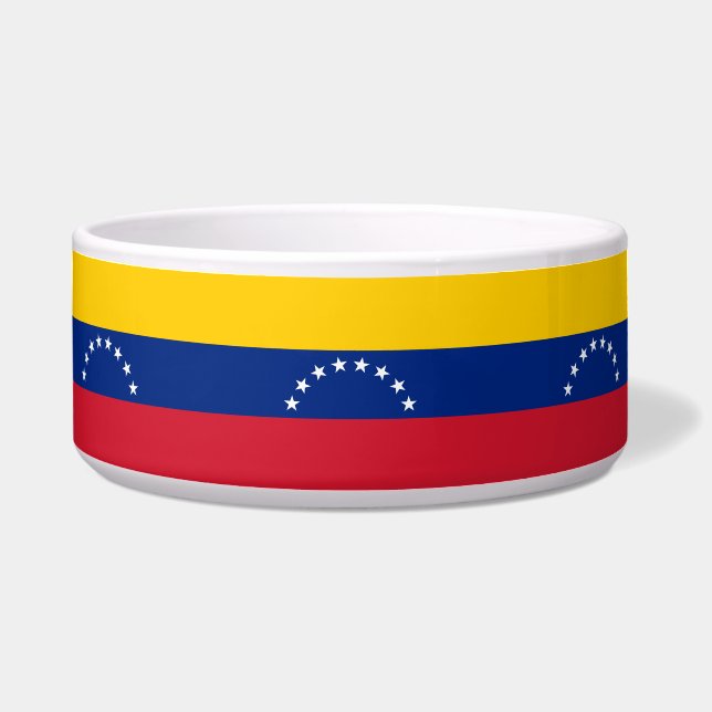 Vlag van Venezuela Voerbakje (Voorkant)