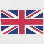 Vlag van Verenigd Koninkrijk Labels (Design 2)