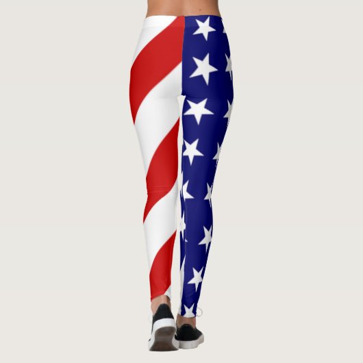 Vlag van Verenigde Staten Leggings (Achterkant)