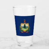 vlag van Vermont  Glas (Voorkant)