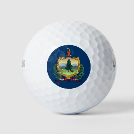 VLAG VAN VERMONT GOLFBALLEN (Voorkant)
