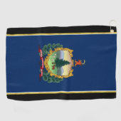 vlag van Vermont Golfhanddoek (Horizontaal)