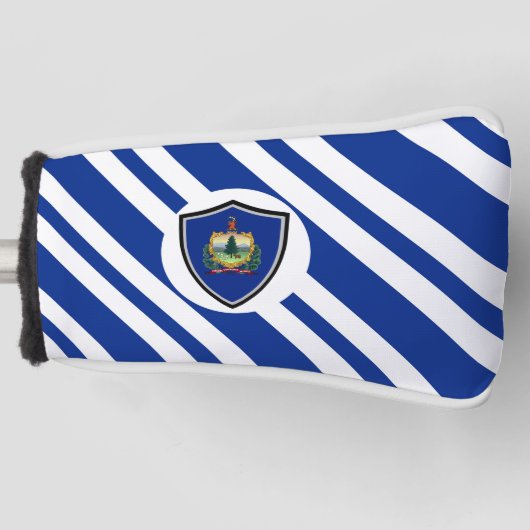 vlag van Vermont Golfheadcover (Voorkant)