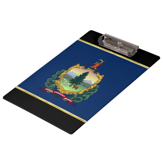 vlag van Vermont Klembord (Gekanteld)