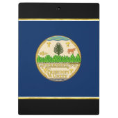 vlag van Vermont Klembord (Achterkant)